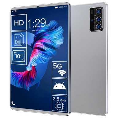 RTO Tablet, 10", 4 GB, 64 GB, Wi‑Fi, Bluetooth, Android, srebrna